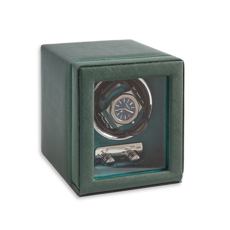 Bey-Berk Vita Single Watch Winder, Green