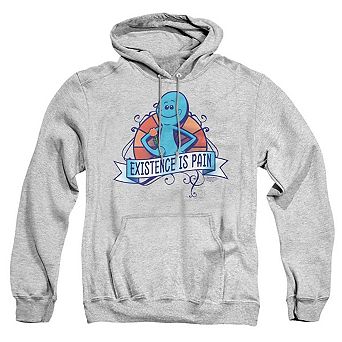 Rick And Morty Existence Is Pain Adult Pull Over Hoodie