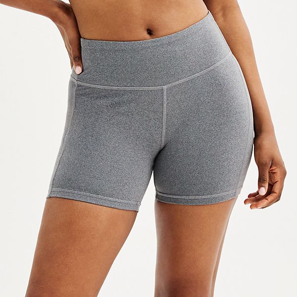 Women's Tek Gear® Essential Soft Bike Shorts in Regular & Plus - Charcoal (X SMALL)