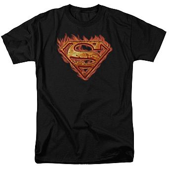 Superman Hot Metal Short Sleeve Adult T-shirt