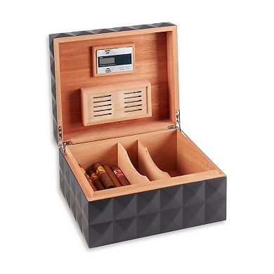 Bey-Berk Richie Pyramid Design 75 Cigar Humidor