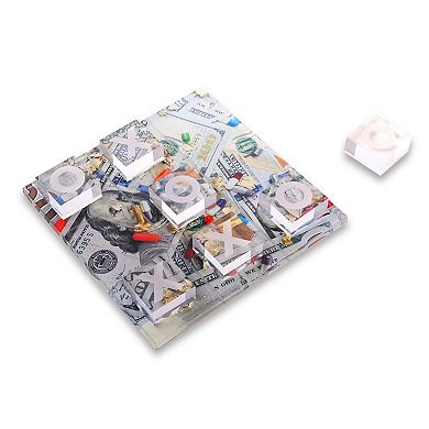 Bey-Berk Miami Acrylic Tic Tac Toe Set