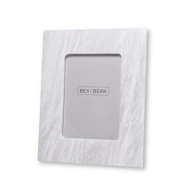 Bey-Berk Talin Genuine Marble 5" x 7" Picture Frame