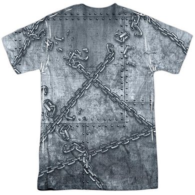 Superman Breaking Free Short Sleeve Adult Poly Crew T-shirt