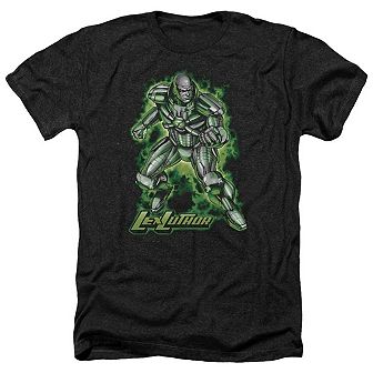 Superman Kryptonite Powered Adult Heather T-shirt