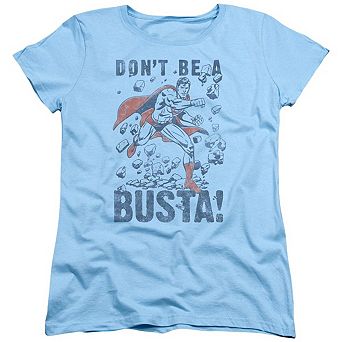 Superman Busta Short Sleeve Womens T-shirt