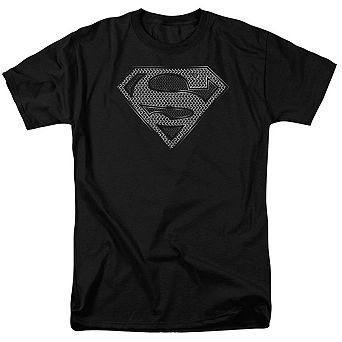 Superman Chainmail Short Sleeve Adult T-shirt