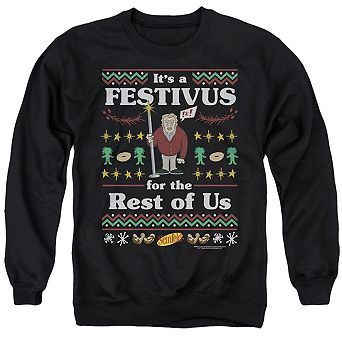 Seinfeld Festive Festivus Adult Crewneck Sweatshirt