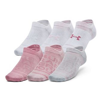 Women's Under Armour 6-Pack Essential No-Show Socks