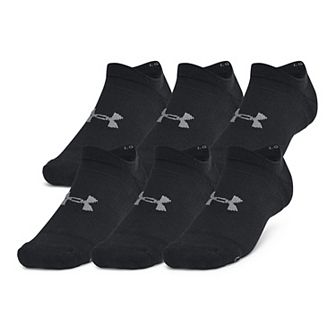 Under Armour 6-Pack Essential Cushion No-Show Socks
