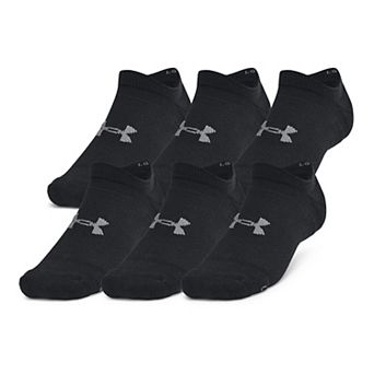 Under Armour 6-Pack Essential Cushion No-Show Socks