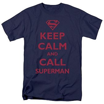 Superman Call Superman Short Sleeve Adult T-shirt