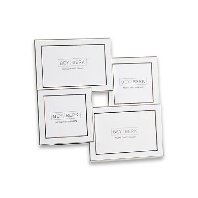 Bey-Berk Collage Picture Frame Holds Four 4" x 6" Photos