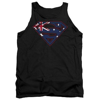 Superman Australian Shield Adult Tank Top