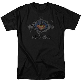 Superman Nerd Rage Short Sleeve Adult T-shirt