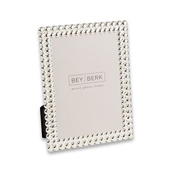 Bey-Berk Chelsea Silver Plated 4" x 6" Picture Frame