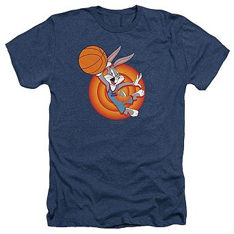Space Jam 2 Bugs Slam Adult Heather T-shirt