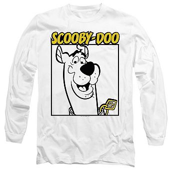 Scooby Doo Scooby Square Long Sleeve Adult T-shirt