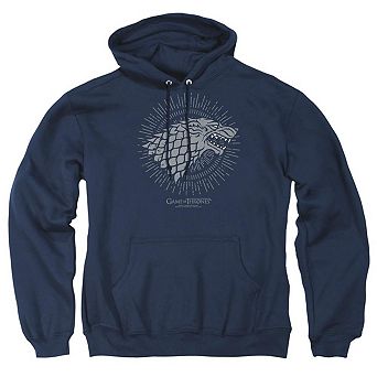 Game Of Thrones Stark Burst Sigils Adult Pull Over Hoodie