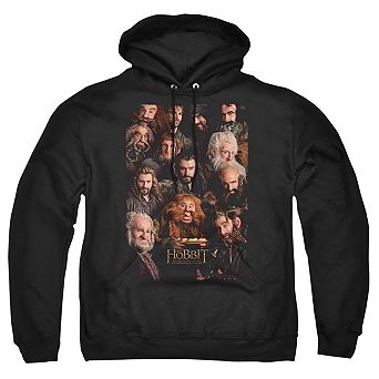 The Hobbit Dwarves Poster Adult Pull Over Hoodie