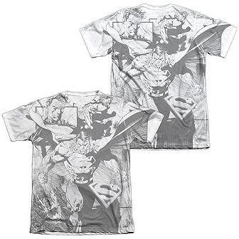 Superman Power Within Adult 65/35 Poly/cotton Short Sleeve T-shirt