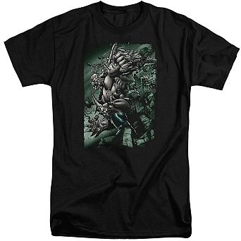 Superman Doomsday Destruction Short Sleeve Adult Tall T-shirt