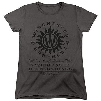 Supernatural Winchester Anti Possession Short Sleeve Women´s T-Shirt