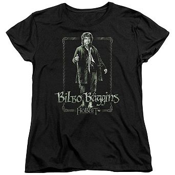 The Hobbit Bilbo Stare Short Sleeve Womens T-shirt