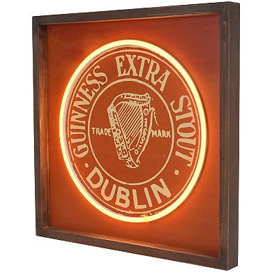 Guiness Framed LED Sign Wall Decor