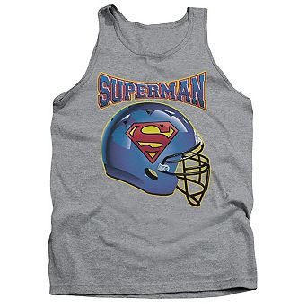 Superman Helmet Adult Tank Top