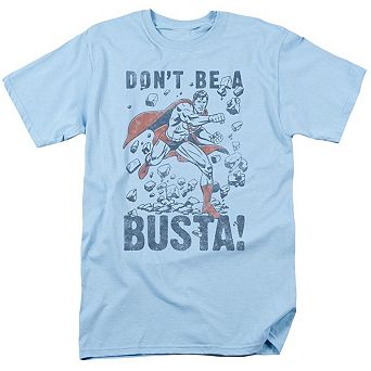 Superman Busta Short Sleeve Adult T-shirt