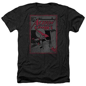 Superman Action Comics 23 Adult Heather T-shirt