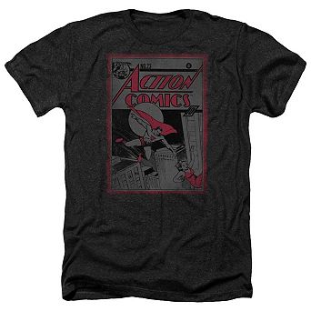 Superman Action Comics 23 Adult Heather T-shirt