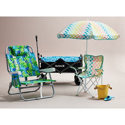 Hurley Backpack Beach Chair with Insulated Cooler Pocket