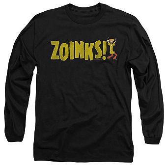 Scooby Doo Zoinks Long Sleeve Adult T-shirt