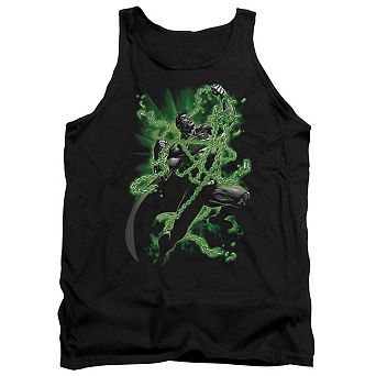 Superman Kryptonite Chains Adult Tank Top