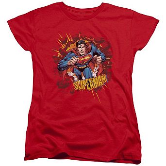 Superman Sorry About The Wall Short Sleeve Womens T-shirt