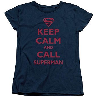 Superman Call Superman Short Sleeve Womens T-shirt