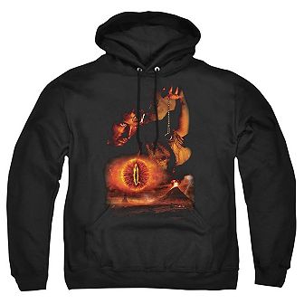Lord Of The Rings Destroy The Ring Adult Pull Over Hoodie