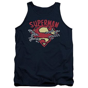 Superman Chain Breaking Adult Tank Top