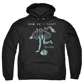 Rick And Morty How Do I Look? Adult Pull Over Hoodie