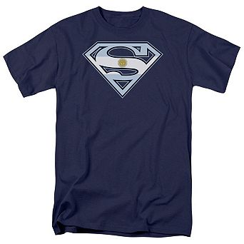 Superman Argentinian Shield Short Sleeve Adult T-shirt