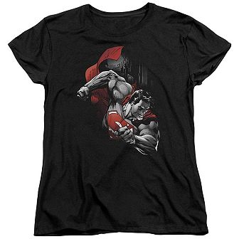 Superman My City Short Sleeve Womens T-shirt