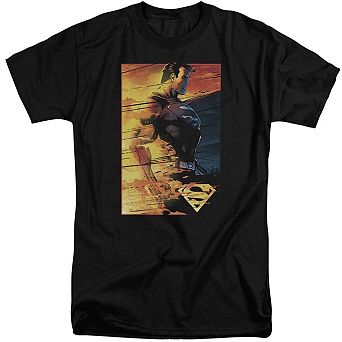 Superman Fireproof Short Sleeve Adult Tall T-shirt