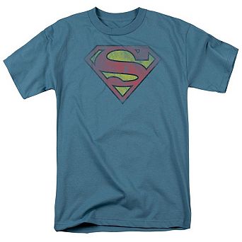 Superman Inside Shield Short Sleeve Adult T-shirt