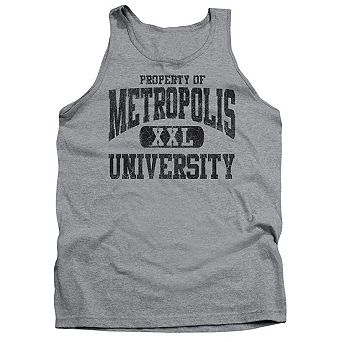 Superman Property Of Metropolis University Adult Tank Top