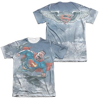 Superman In Formation Sleeve T-shirt