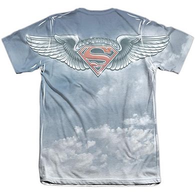 Superman In Formation Sleeve T-shirt