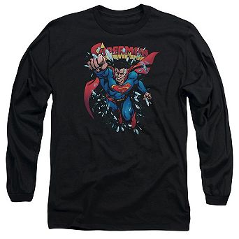 Superman Old Man Kal Long Sleeve Adult T-shirt