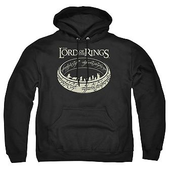 Lord Of The Rings The Journey Adult Pull Over Hoodie